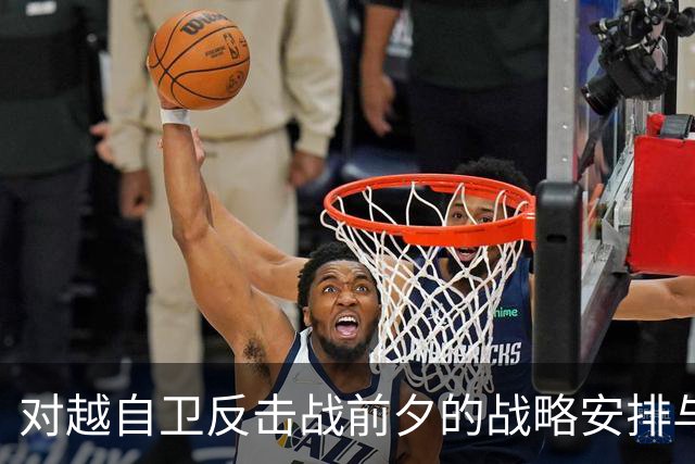 对越自卫反击战前夕的战略安排与战斗布局
